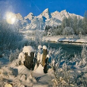 VTG 1983 John Wagner Collection Wall Print The Grand Tetons by underThe Willow”